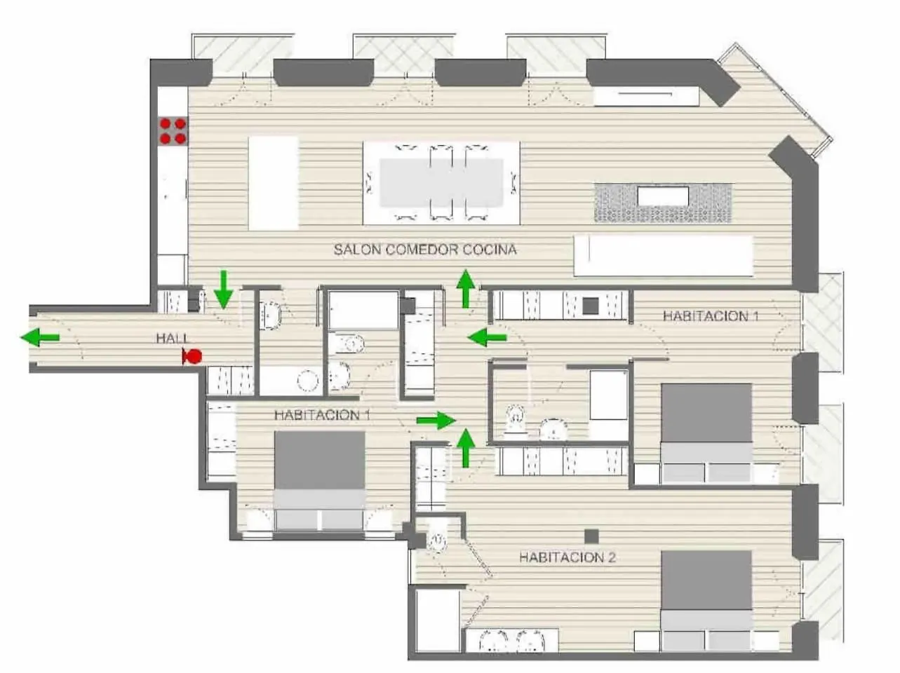 Apartamento Mondrian New Ac Design Lovers Near La Concha San Sebastián